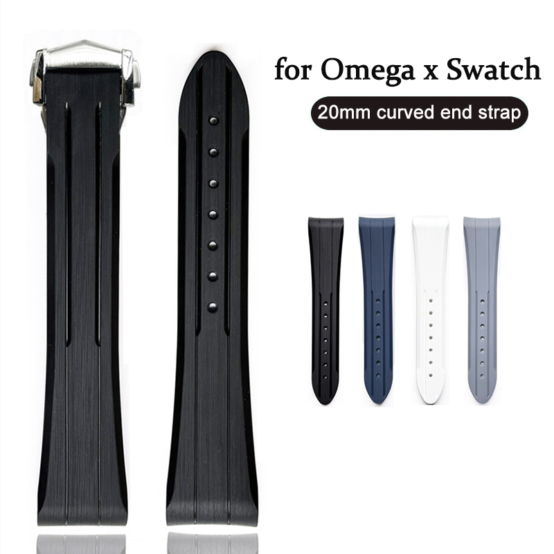 Omega Watch Speedmaster - สายยางขนาด 20 มม. สำหรับนาฬิกา Omega X