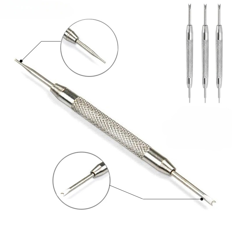 Spring Bar Tool Set - ชุดเครื่องมือซ่อมสายนาฬิกา 1-5 ชิ้น ทำจากสแตนเลส ใช้สำหรับปรับสายนาฬิกา ถอดสปริงบาร์
