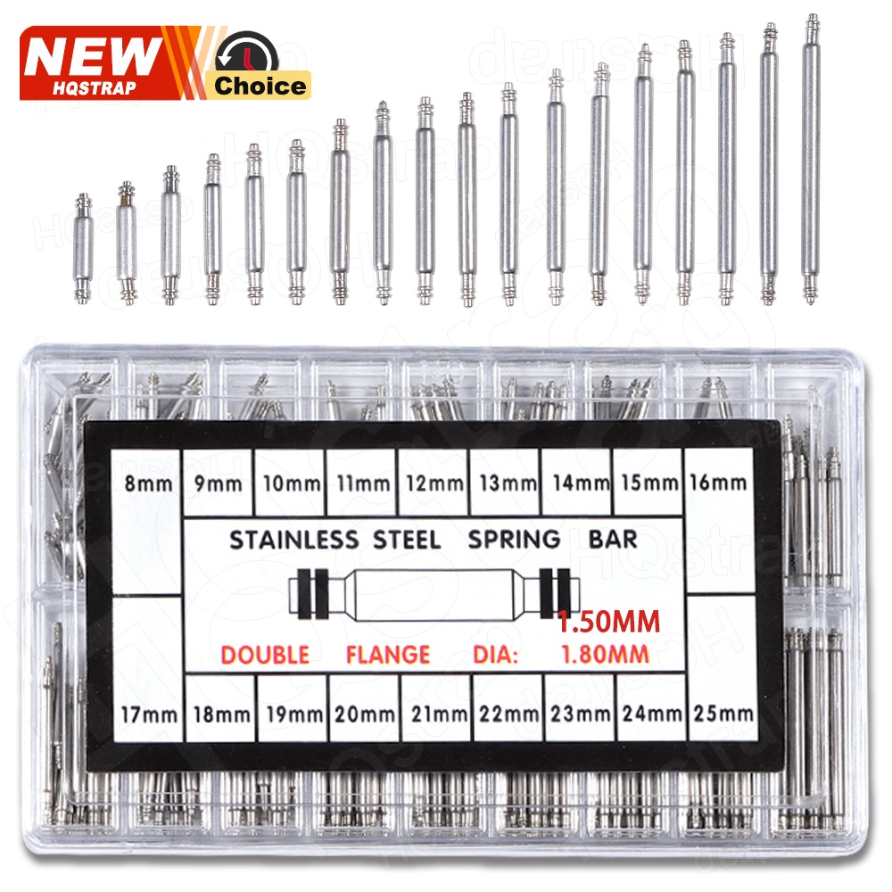 Spring Bar Tool Set - ชุดสปริงบาร์สแตนเลส 1/2 ชุด ขนาดเส้นผ่านศูนย์กลาง 1.5 มม.