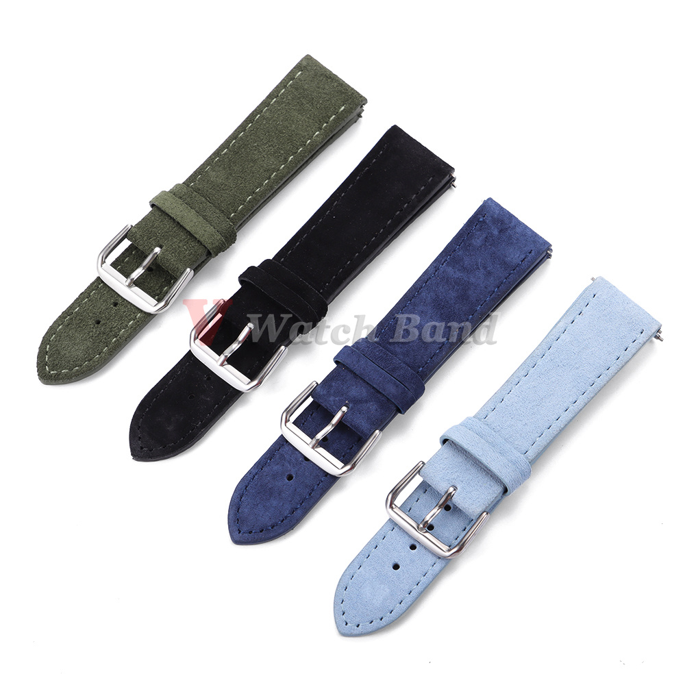 สายนาฬิกาหนังกลับ 18 มม. 19 มม - Suede Strap Watch บทวิจารณ์และราคา