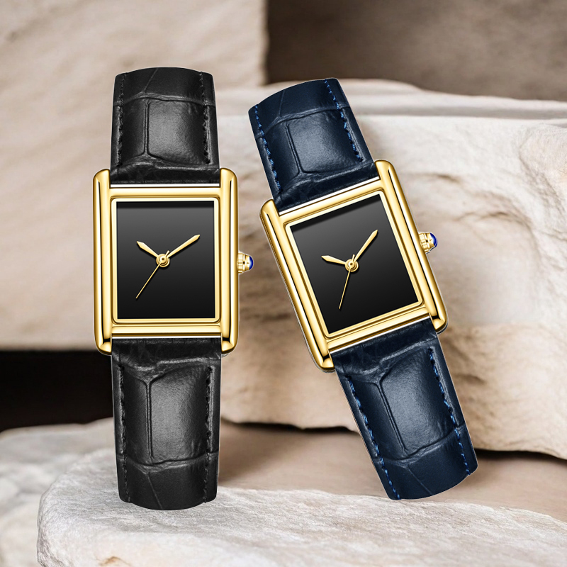 ถังสแควร์นาฬิกาแบรนด์หรูผู้หญิ - Cartier Watch Tank บทวิจารณ์และราคา