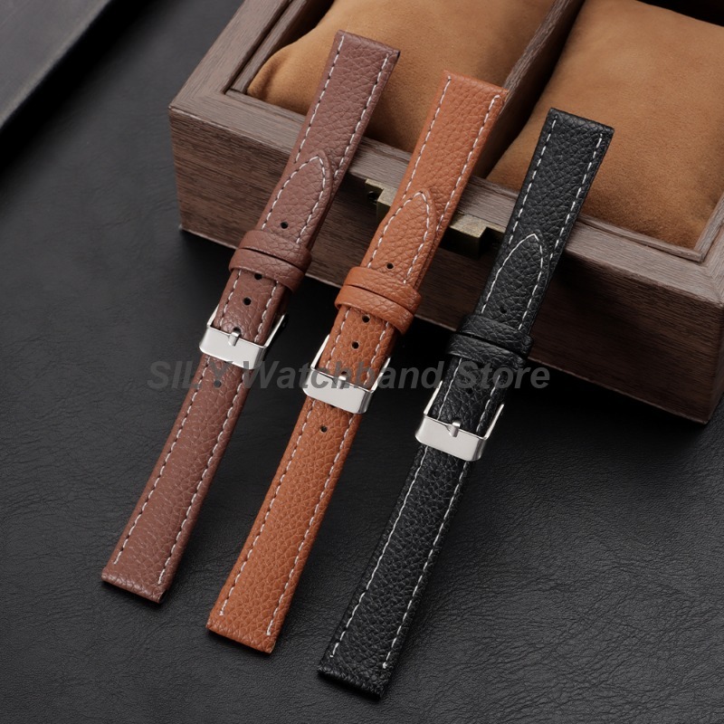 10 มม. 12 มม. 14 มม. 16 มม. สา - Suede Strap Watch บทวิจารณ์และราคา