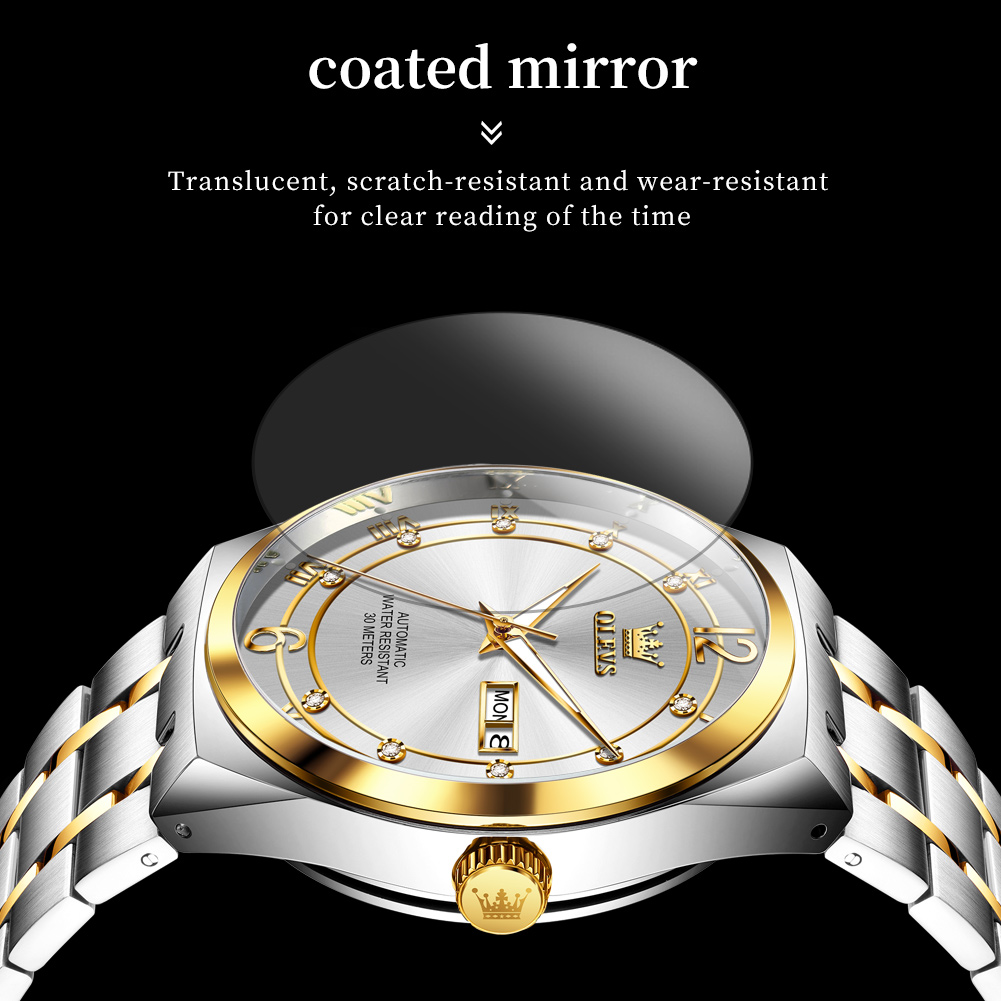 นาฬิกา OLEVS นาฬิกาข้อมือผู้ชา - Rolex Watch Datejust บทวิจารณ์และราคา