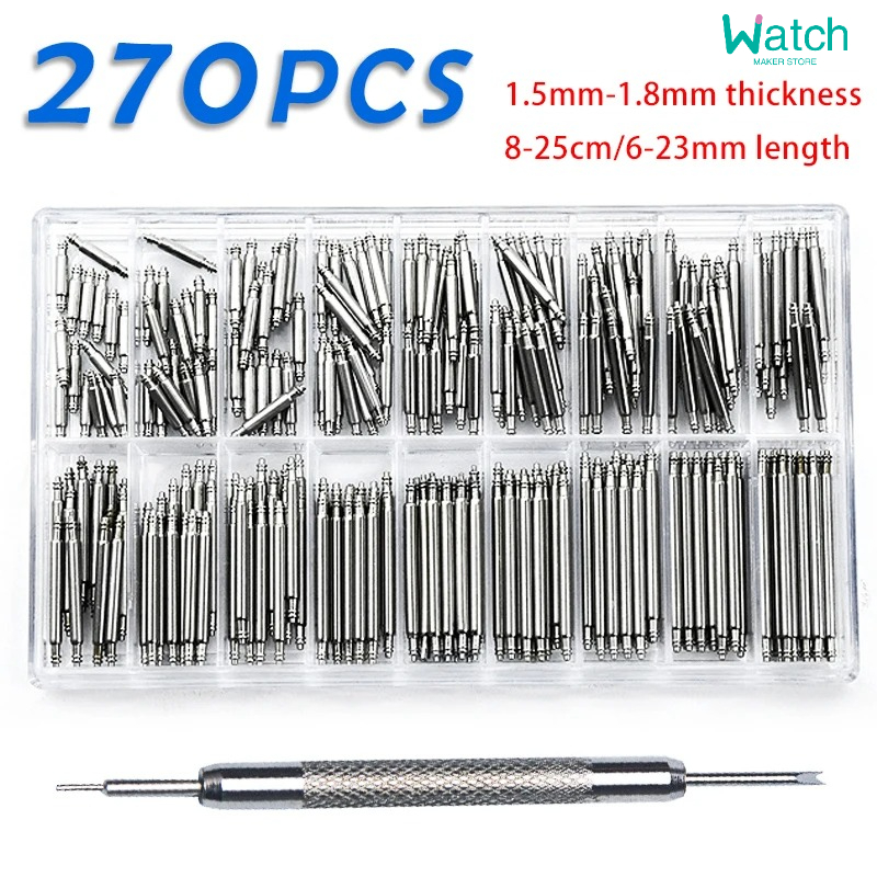 270 ชิ้น/เซ็ตสปริงบาร์สแตนเลสเ - Spring Bar Tool Set บทวิจารณ์และราคา