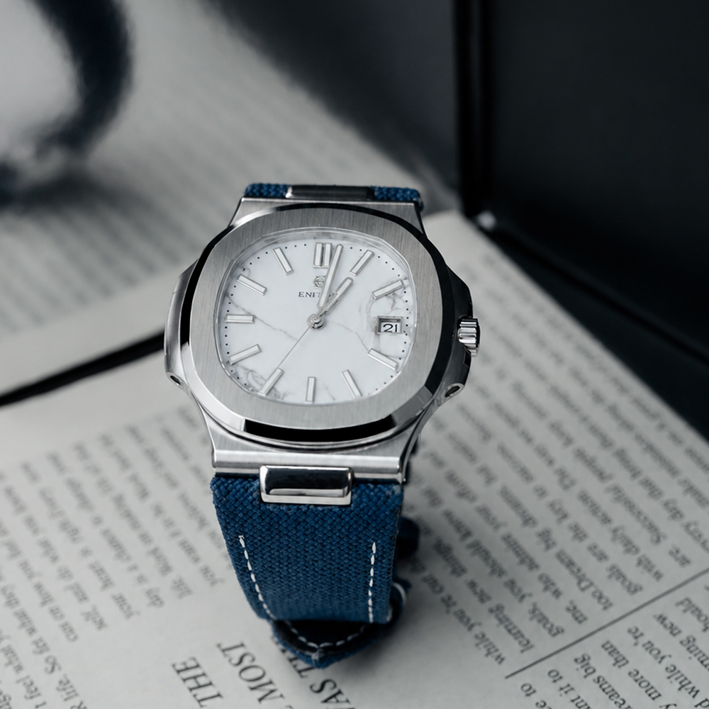 ENITON นาฬิกาข้อมือผู้ชายดีไซน - Canvas Strap Watch บทวิจารณ์และราคา