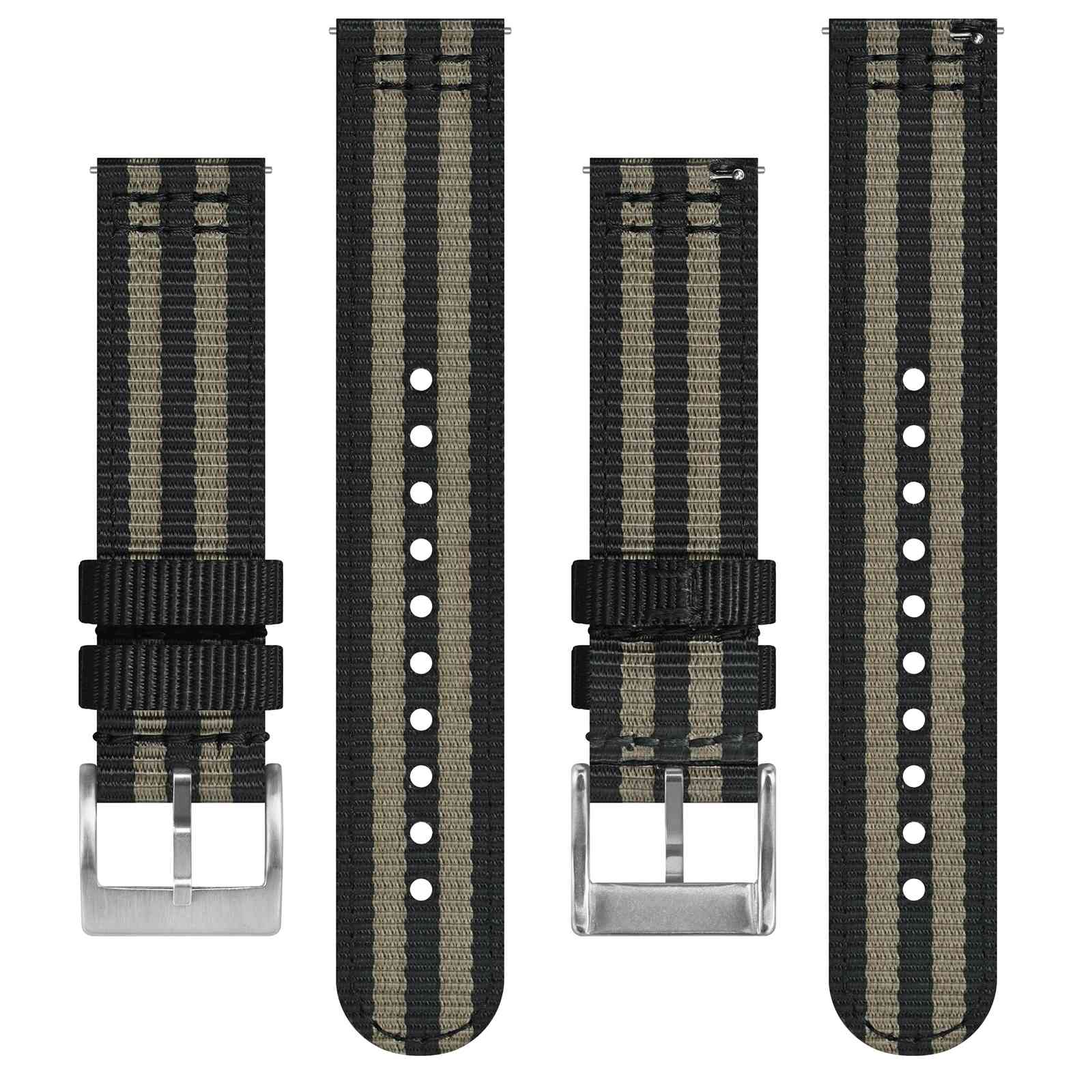 BISONSTRAP สายนาฬิกาไนลอน,18mm - Nato Strap Nylon บทวิจารณ์และราคา