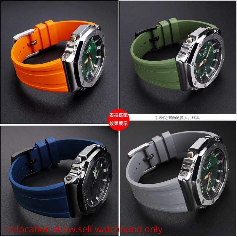 สายนาฬิกาซิลิโคนแบบนิ่มสำหรับน - Casio Watch G-Shock Ga-2100 บทวิจารณ์และราคา