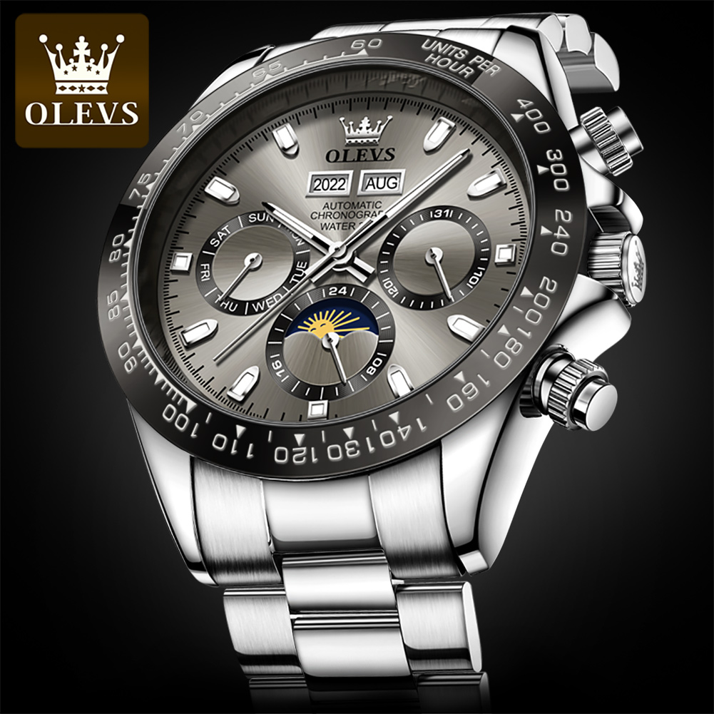 OLEVS 6654 Luxury Mens นาฬิกา  - Rolex Watch Datejust บทวิจารณ์และราคา