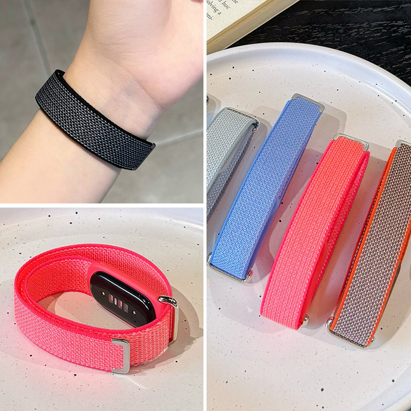 สายนาฬิกาไนลอนถักแบบสปอร์ตสำหร - Sport Loop Velcro บทวิจารณ์และราคา