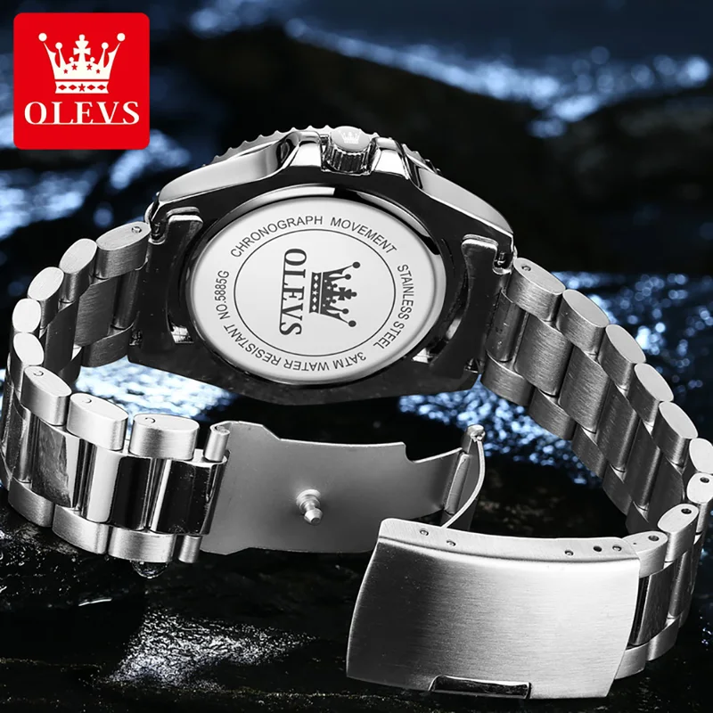 OLEVS Original นาฬิกาควอตซ์สํา - Rolex Watch Datejust บทวิจารณ์และราคา