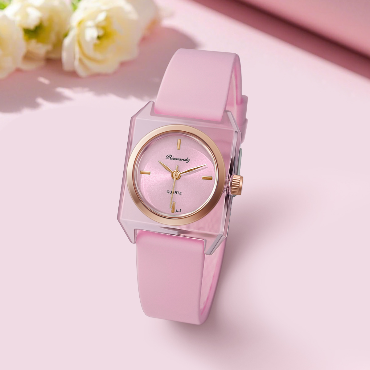 ผู้หญิงที่เรียบง่ายนาฬิกาสายซิ - Silicone Band Women บทวิจารณ์และราคา