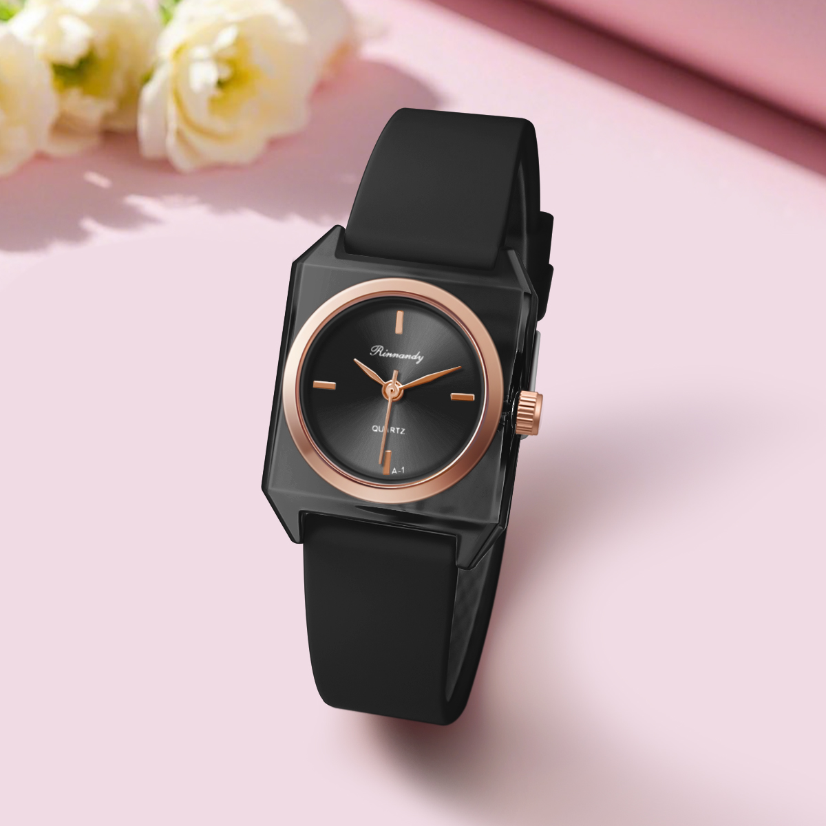 ผู้หญิงที่เรียบง่ายนาฬิกาสายซิ - Silicone Band Women บทวิจารณ์และราคา