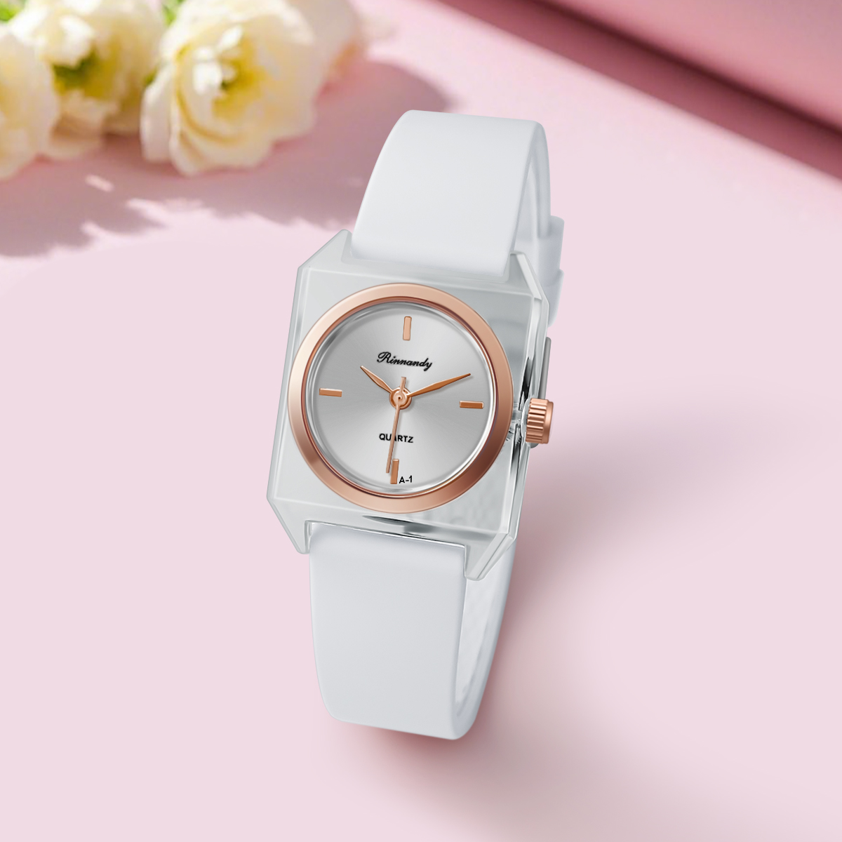 ผู้หญิงที่เรียบง่ายนาฬิกาสายซิ - Silicone Band Women บทวิจารณ์และราคา