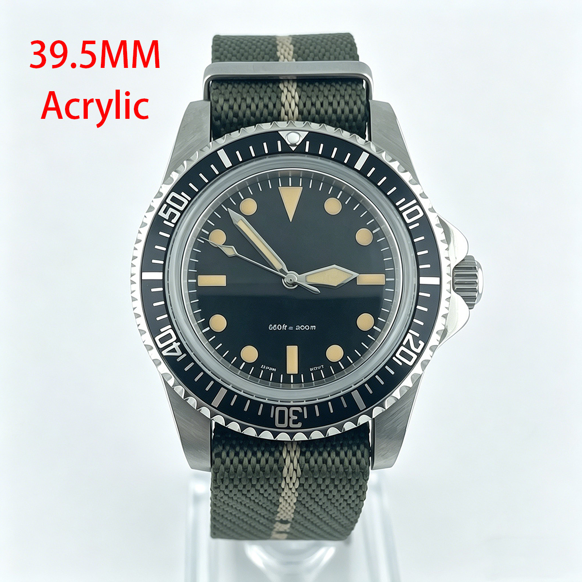 นาฬิกาดำน้ำเรโทรขนาด 39.5 มม.  - Tropic Strap Vintage บทวิจารณ์และราคา
